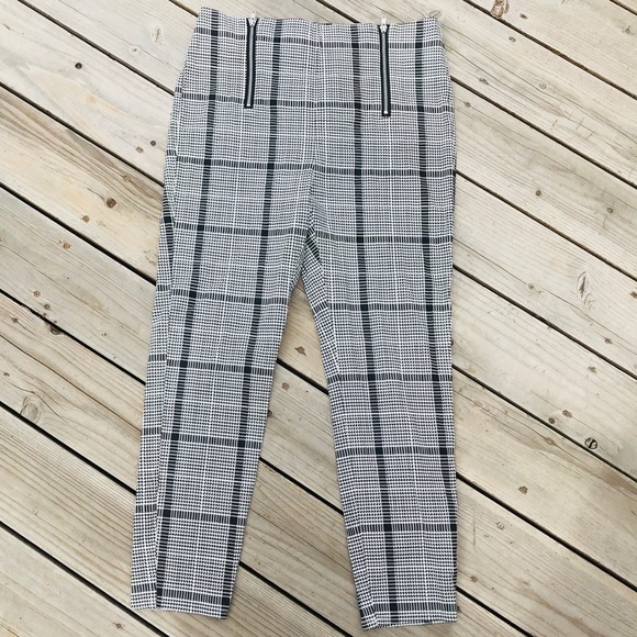 Almost Famous Pants - Almost Famous Plaid Double Zip Ankle Pants XL